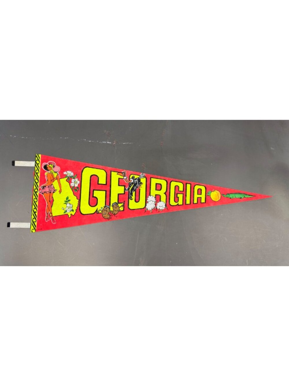 Vintage Georgia state pennant